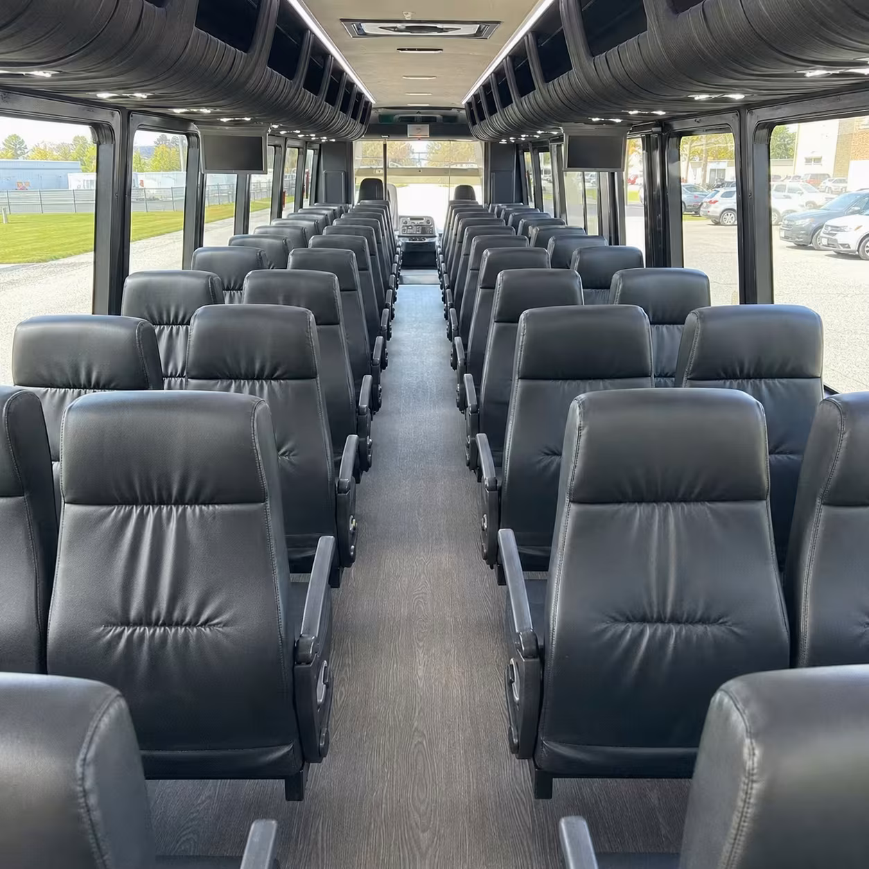 35 passenger minibus interior