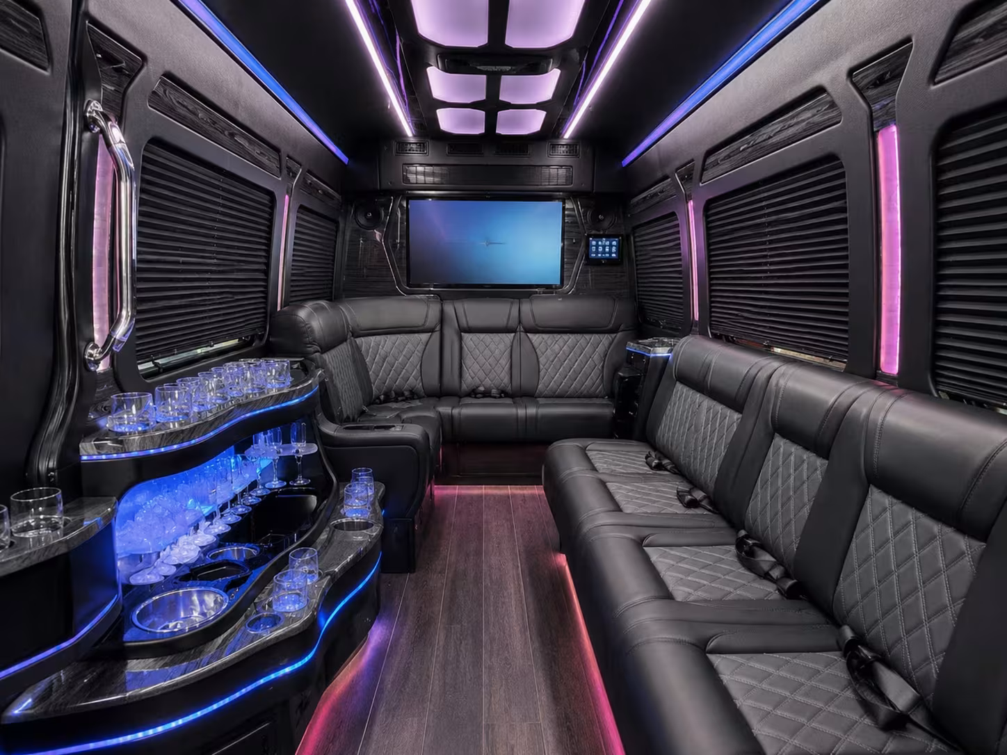 bus rental options for visalia trips