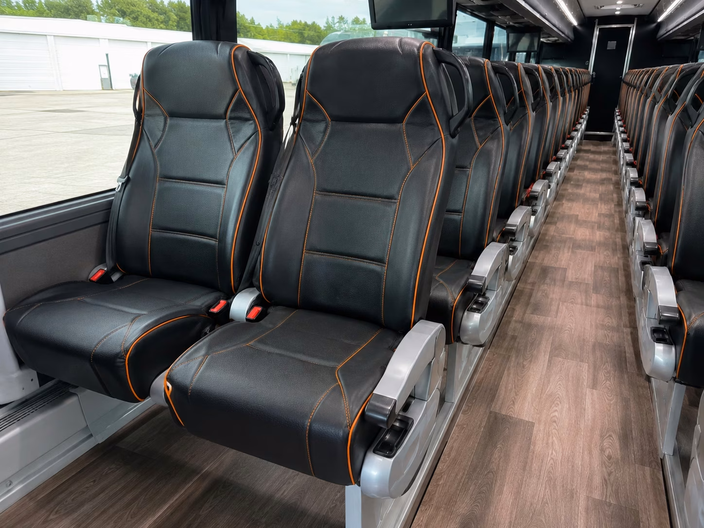 bus type changes what a charter bus costs in visalia california