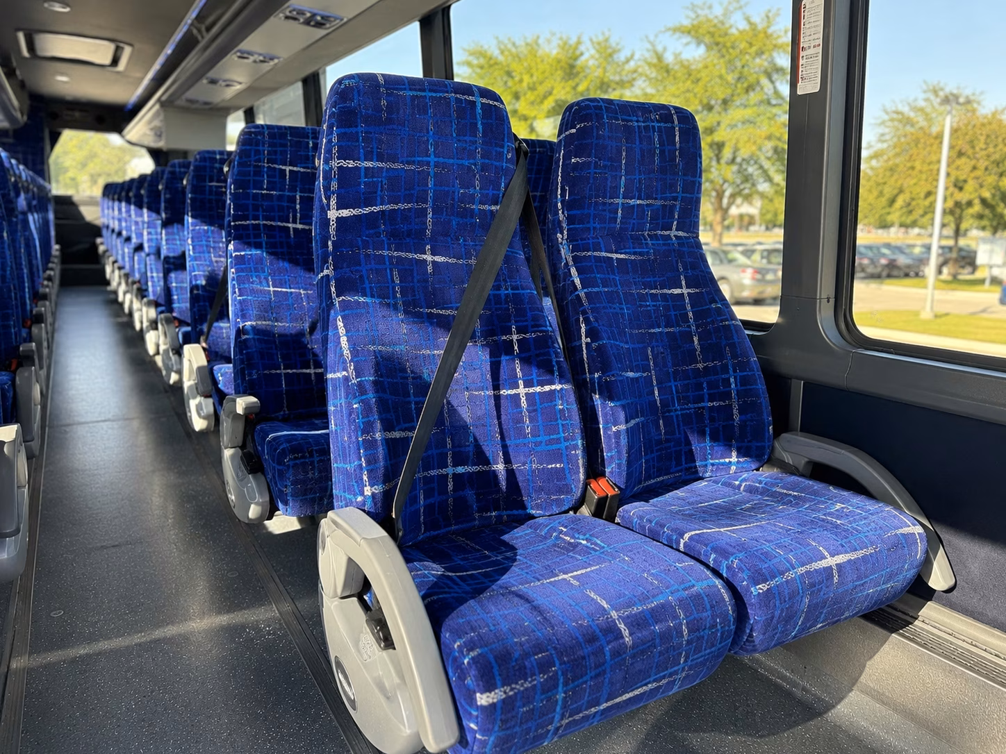 how the day of the week changes bus rental costs in visalia california