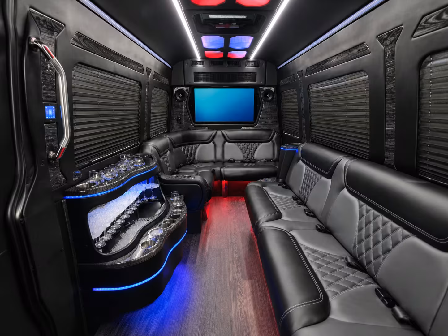 sprinter vans and limos for visalia prom couples and small groups