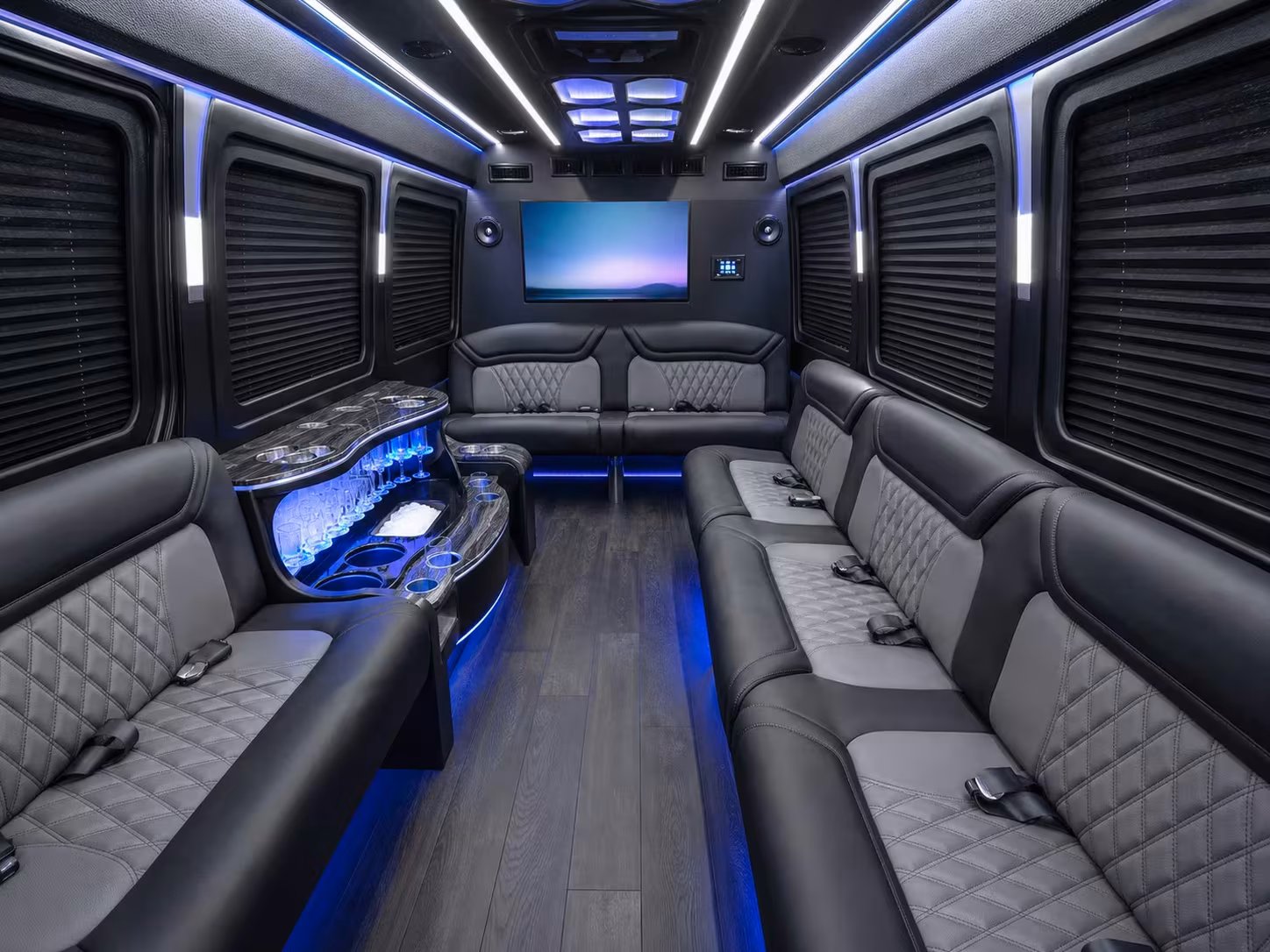 visalia corporate shuttle buses to fresno and san jose conventions