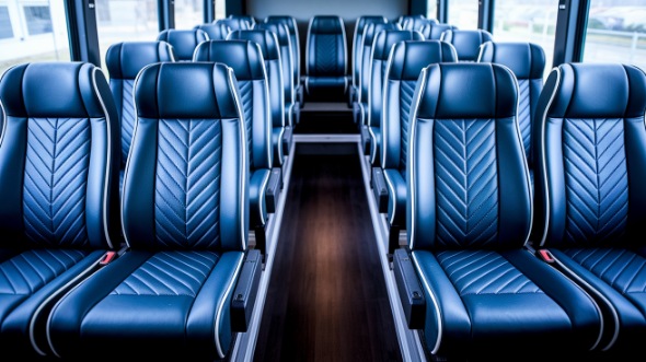 visalia 25 passenger minibus inside