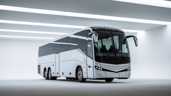 visalia 56 passenger charter bus